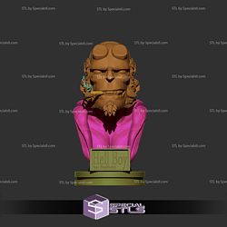 Hellboy Cigarette Bust STL Files