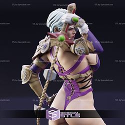 Ivy in Battle 3D Model Soulcalibur