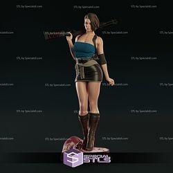 Jill Valentine and Gun Resident Evil 3 Nemesis 3D Printing Figurine