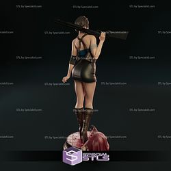 Jill Valentine and Gun Resident Evil 3 Nemesis 3D Printing Figurine