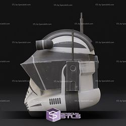 Cosplay STL Files Commander Cody Vaughn Helmet Wearable 3D Print