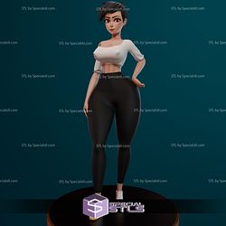 Lois Lane Thicc 3D Printing Figurine