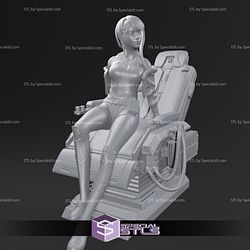 Lucy Edgerunners Sitting Pose V2 STL Files