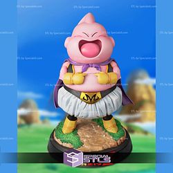 Majin Buu Chibi Smiling 3D Printing Figurine