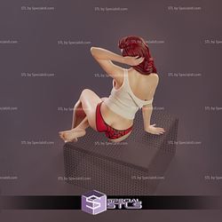 Mary Jane Sexy Sitting on Pillow 3D Printing Figurine