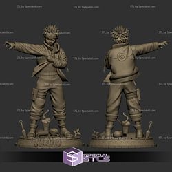 Naruto Wearing Jacket 3D Model 3D Printing Figurine