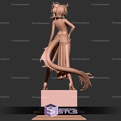Nian Arknights Standing on Base STL Files