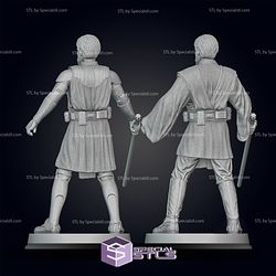 Obi Wan Kenobi 2 Suit Version Pose 1 3D Printing Figurine