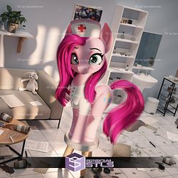 Pony Nurse 3D Printing Figurine