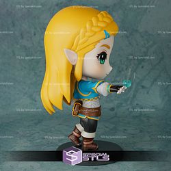 Princess Zelda Chibi 3D Printing Figurine