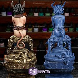 Quiyana Demon Fanart Ready to 3D Print 3D Printing Figurine