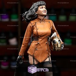 Rocketeer Pin Up Girl Ready to 3D Print 3D Printing Figurine