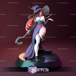Sorceress High Detail Dragon Crown 3D Printing Figurine