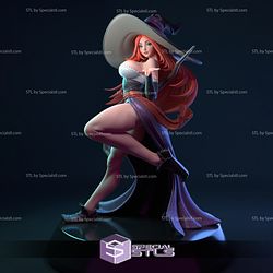 Sorceress High Detail Dragon Crown 3D Printing Figurine