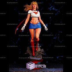 Super Girl Thicc Flying 3D Printing Figurine