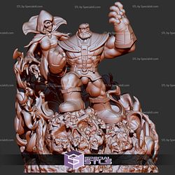 Thanos and Death Comics Version Ready to 3D Print