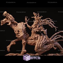 The Four Horseman Famine Diorama Ready to 3D Print