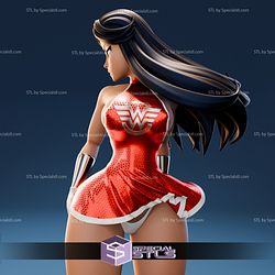 Wonder Woman Pin Up Christmas 3D Printable