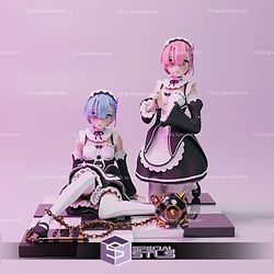 Rem and Ram from Re Zero