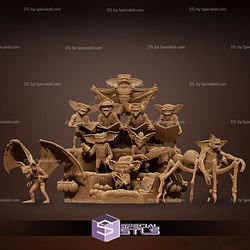 The Gremlins Collection Ready to 3D Print 3D Printing Figurine - Base Diorama