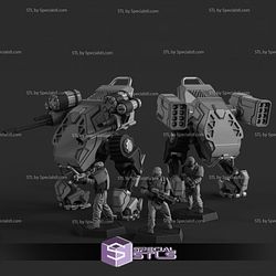 January 2024 Fantastical Sculpts Dungeons and Dreadnoughts Miniatures